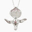 Paphiopedilum Barbatum Necklace (Sterling Silver)