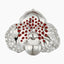 Paphiopedilum Niveum Brooch (Sterling Silver)