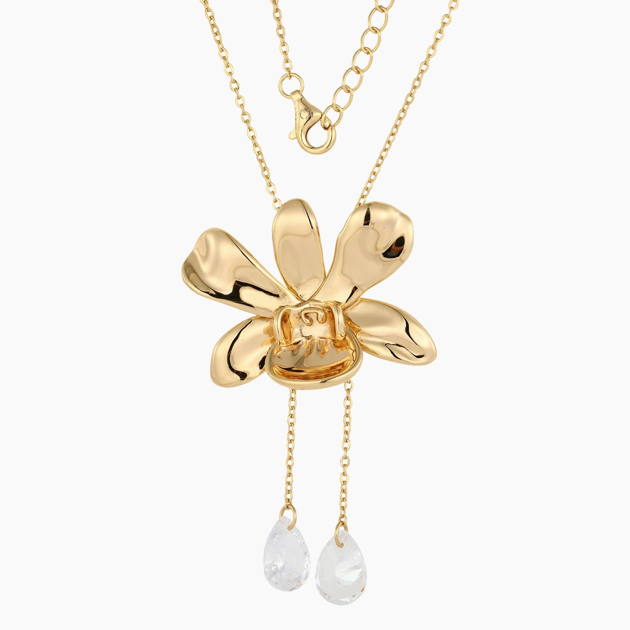 Dendrobium Thongchai Gold Necklace (Gold Vermeil) Main image
