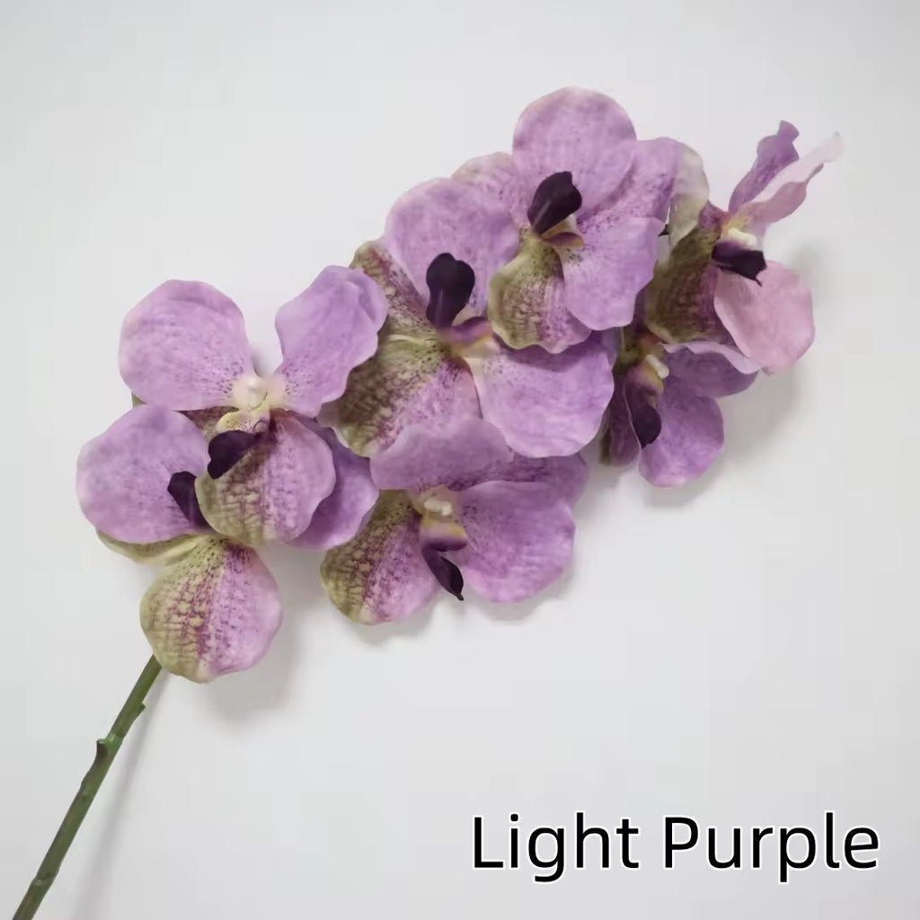 Artificial Real Touch Vanda Orchid Stem