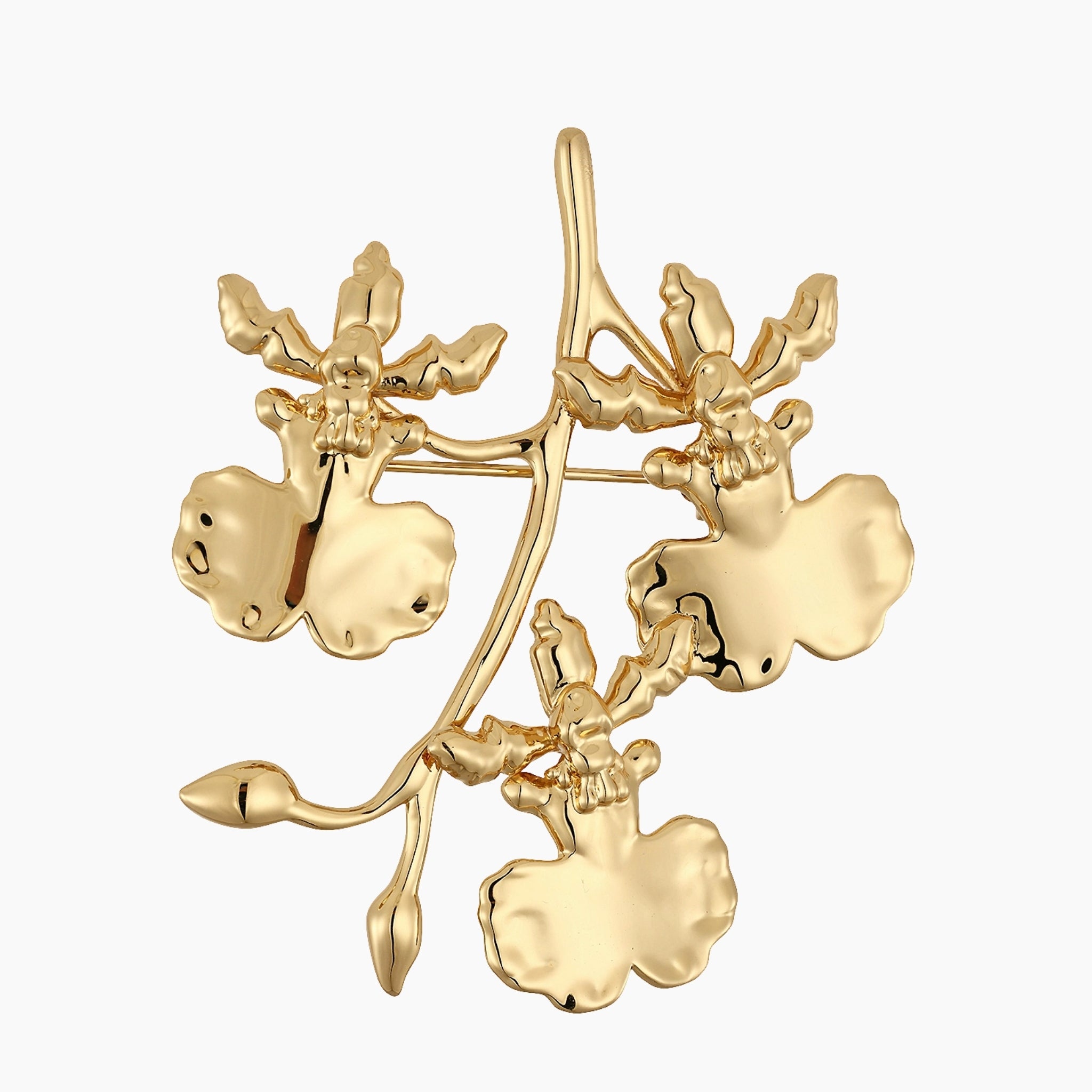 Dancing Lady Oncidium Brooch Main image