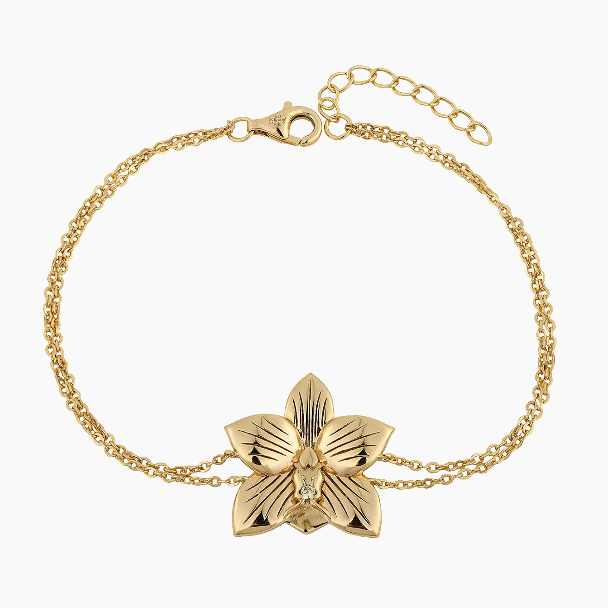 Phalaenopsis Bellina Bracelet (Gold Vermeil)