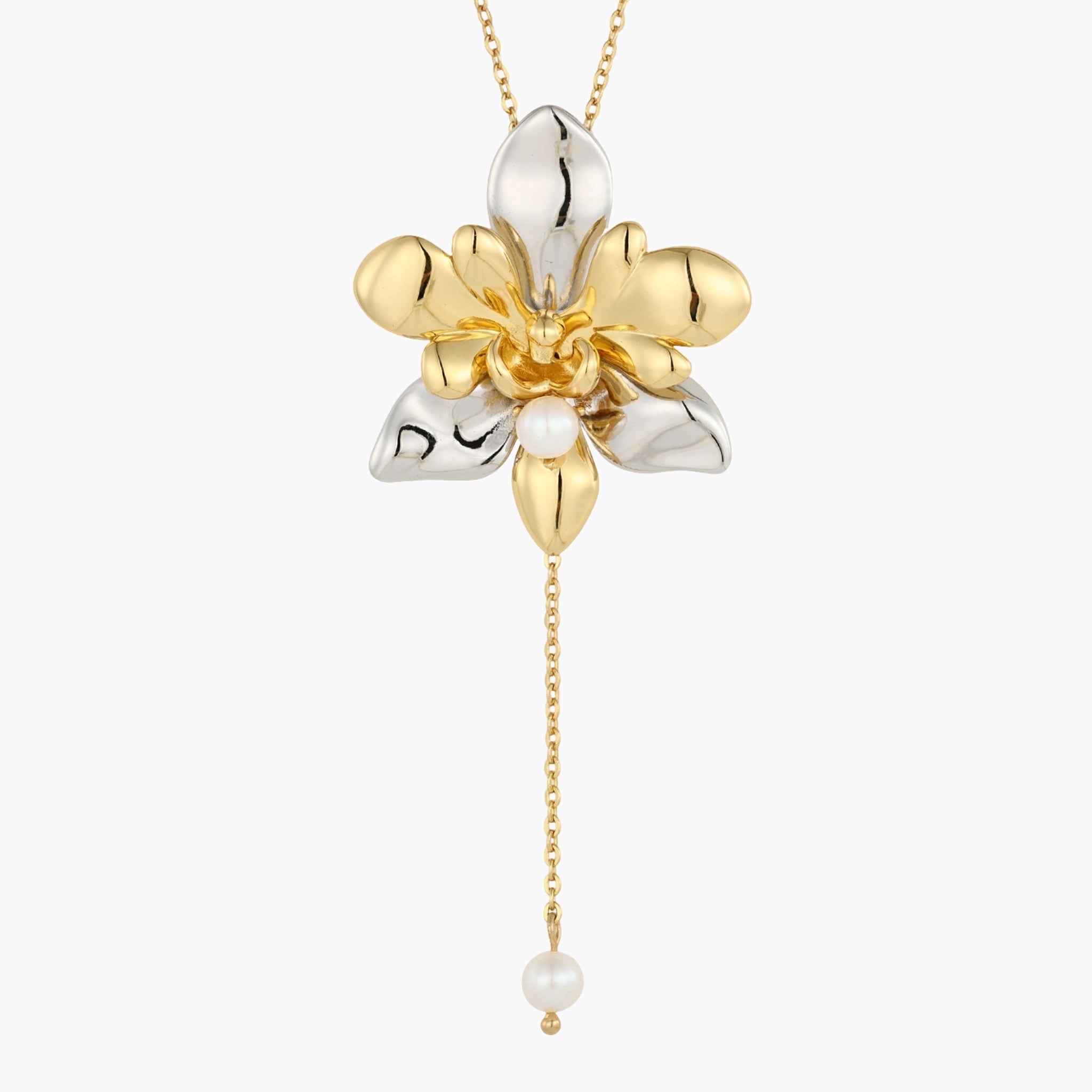 Peloric Phalaenopsis Necklace (Sterling Silver) Main image