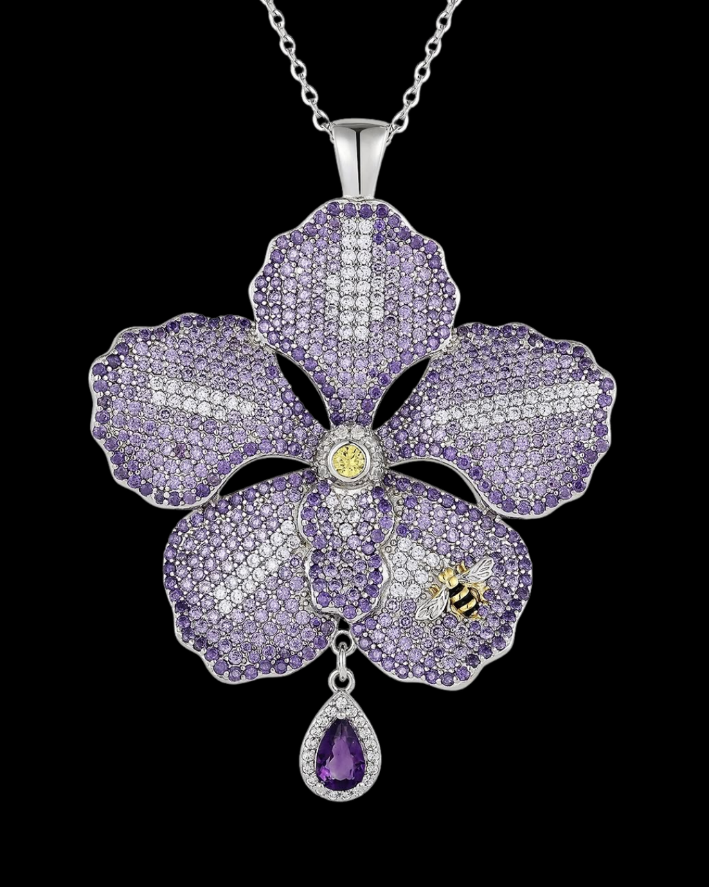 Vanda Impériale Amethyst Pendant
