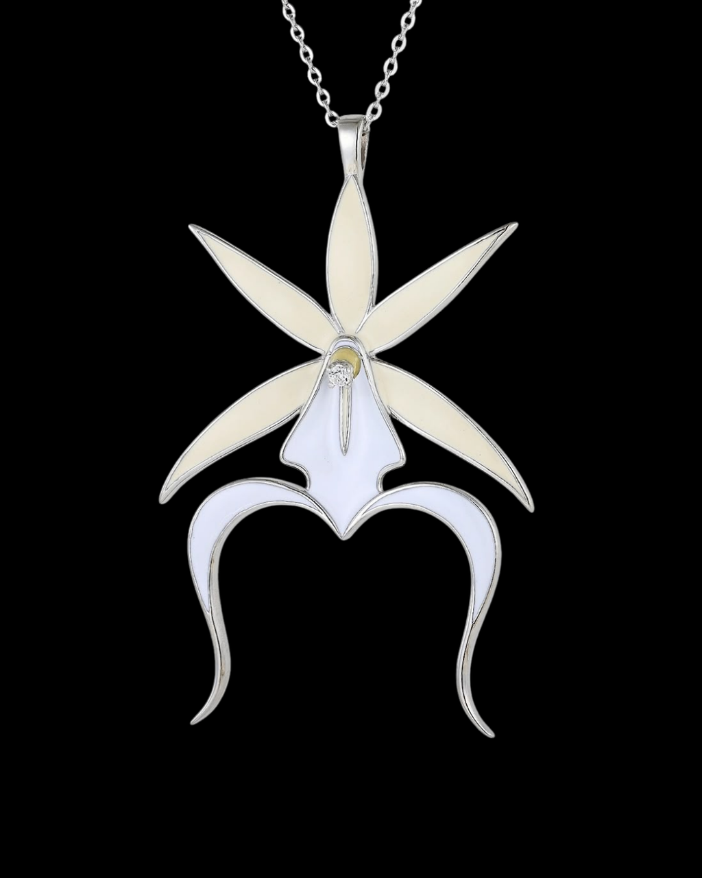 The Ghost Orchid Pendant