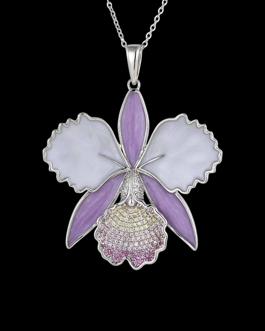 Cattleya trianae Éclat Pendant