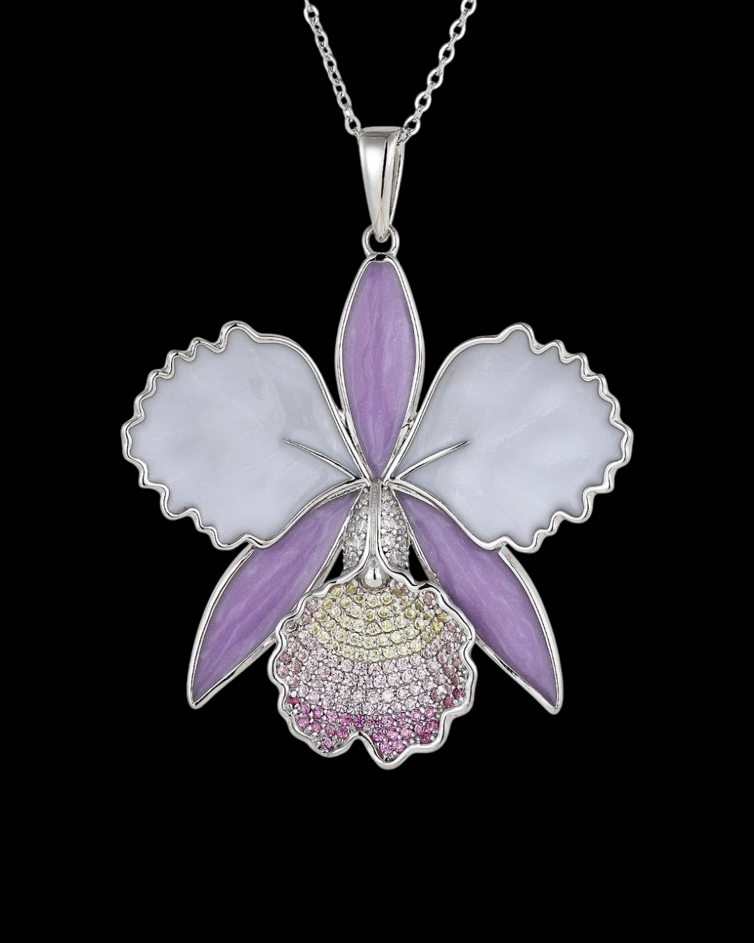 Cattleya trianae Éclat Pendant